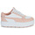 Shoes Women Low top trainers Puma KARMEN REBELLE White / Pink