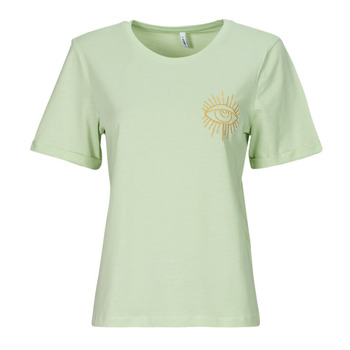 Clothing Women short-sleeved t-shirts Only ONLLEAH Green