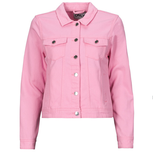 Clothing Women Denim jackets Only ONLTIA Pink
