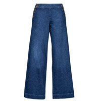 Clothing Women Flare / wide jeans Only ONLMADISON Blue
