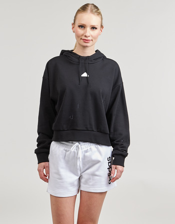Clothing Women sweaters Adidas Sportswear W BLUV Q1 HD Black