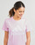 Clothing Women short-sleeved t-shirts Adidas Sportswear W BL T Pink / White