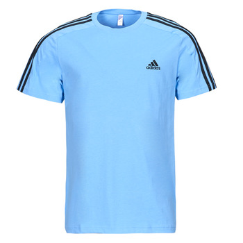 Clothing Men short-sleeved t-shirts Adidas Sportswear M 3S SJ T Blue / Black