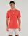 Clothing Men short-sleeved t-shirts Adidas Sportswear M FI 3S REG T Orange / White