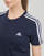 Clothing Women short-sleeved t-shirts Adidas Sportswear W 3S T Marine / White