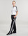 Clothing Women Tracksuit bottoms Adidas Sportswear W ICONIC 3S TP Black / White