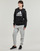 Clothing Women sweaters Adidas Sportswear W BL OV HD Black / White