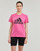 Clothing Women short-sleeved t-shirts Adidas Sportswear W BL T Pink / Black