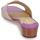 Shoes Women Mules Lauren Ralph Lauren FAY LOGO-SANDALS-FLAT SANDAL Violet / Beige
