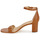 Shoes Women Sandals Lauren Ralph Lauren LOGAN-SANDALS-HEEL SANDAL Cognac