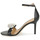 Shoes Women Sandals Lauren Ralph Lauren ALLIE FLOWER-SANDALS-HEEL SANDAL Black / White