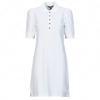 Clothing Women Short Dresses Lauren Ralph Lauren CHACE-SHORT SLEEVE-CASUAL DRESS White
