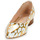 Shoes Women Ballerinas Fericelli GABRIELLE White / Gold