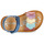 Shoes Girl Sandals Kickers DYASTAR Marine / Metal / Multicolour