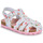 Shoes Girl Sandals Kickers SUMMERTAN White / Pink