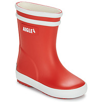 Shoes Children Wellington boots Aigle BABY FLAC 2 Red / White