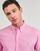 Clothing Men long-sleeved shirts Polo Ralph Lauren CHEMISE AJUSTEE SLIM FIT EN POPELINE RAYE Pink
