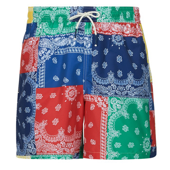 Clothing Men Trunks / Swim shorts Polo Ralph Lauren MAILLOT DE BAIN UNI EN POLYESTER RECYCLE Multicolour / Bandana / Patchwork