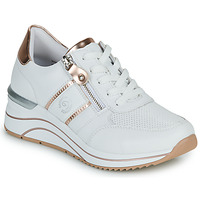Shoes Women Low top trainers Remonte  White / Pink / Gold