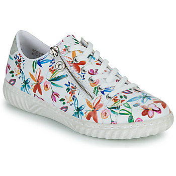 Shoes Women Low top trainers Rieker  White / Flower