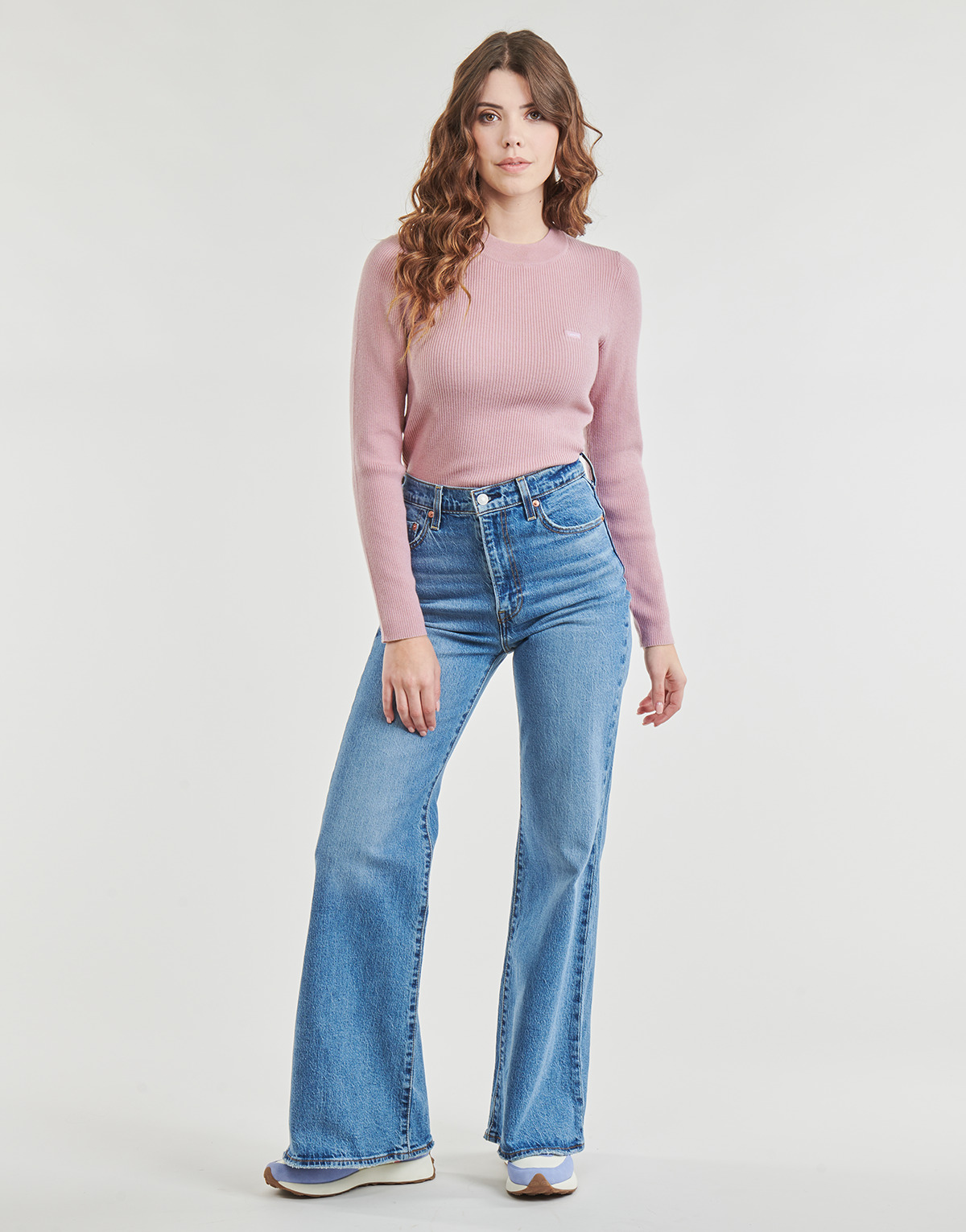 Buy Lipsy Blue Mid Rise Flare Jeans from the Next UK online shop