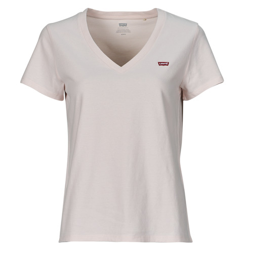 Clothing Women short-sleeved t-shirts Levi's PERFECT VNECK Pink