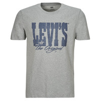 Clothing Men short-sleeved t-shirts Levi's GRAPHIC CREWNECK TEE Grey