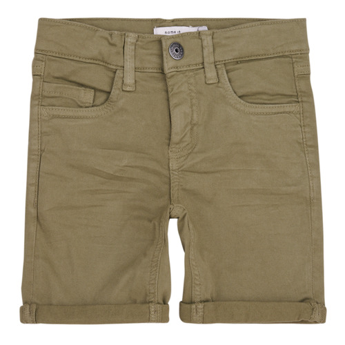 Clothing Boy Shorts / Bermudas Name it NKMSILAS SLIM L TWI SHORTS 9587-MF TB Kaki