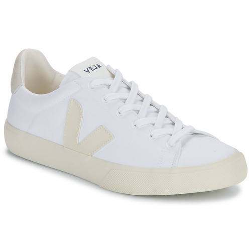 Shoes Low top trainers Veja CAMPO CANVAS White
