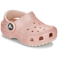 Shoes Girl Clogs Crocs Classic Glitter Clog K Pink / Glitter