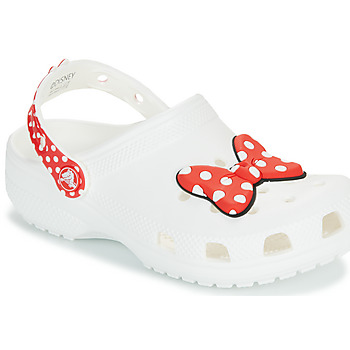 Shoes Girl Clogs Crocs Disney Minnie Mouse Cls Clg K White / Red