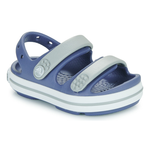 Shoes Children Sandals Crocs Crocband Cruiser Sandal T Blue / Grey