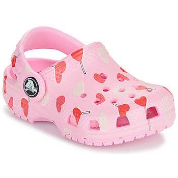 Shoes Girl Clogs Crocs Classic VDay Clog T Pink / Red