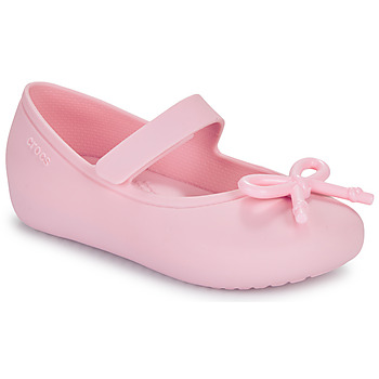 Shoes Girl Ballerinas Crocs Brooklyn Bow Mary Jane Flat T Pink