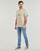 Clothing short-sleeved t-shirts Converse CHUCK PATCH TEE BEACH STONE / WHITE Beige
