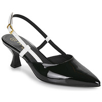 Shoes Women Court shoes Fericelli MARTY Black / Et  / White / Varnish