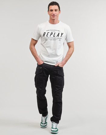 Clothing Men Cargo trousers  Replay M9873A-000-84387 Black