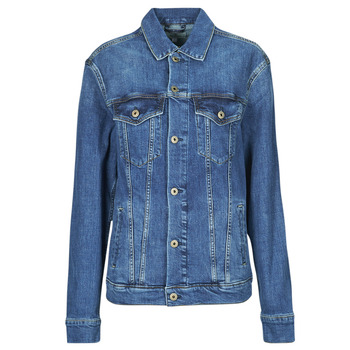 Clothing Women Denim jackets Pepe jeans BOYFRIEND JACKET Blue