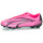 Shoes Girl Football shoes Puma ULTRA PLAY FG/AG Jr Pink / Blanche