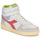 Shoes Women High top trainers Diadora MAGIC BASKET MID White / Grey / Pink