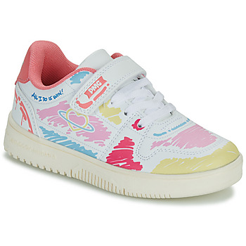 Shoes Girl Low top trainers Primigi B&G PLAYER White / Pink