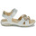Shoes Girl Sandals Primigi BREEZE White / Gold