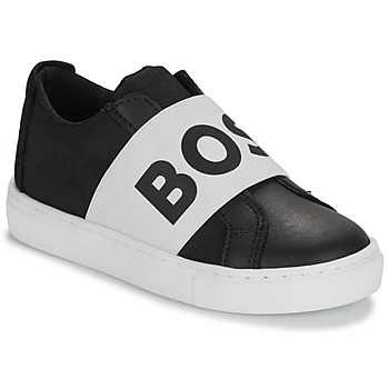 Shoes Boy Low top trainers BOSS CASUAL J50863 Black