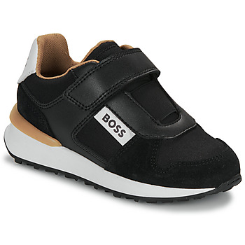 Shoes Boy Low top trainers BOSS CASUAL J50862 Black