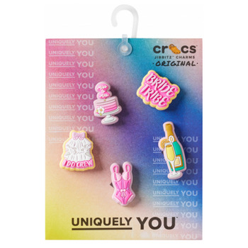 Crocs Bachelorette Vibes 5 Pack Pink / Multicolour