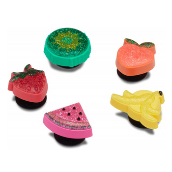 Crocs Sparkle Glitter Fruits 5 Pack Multicolour