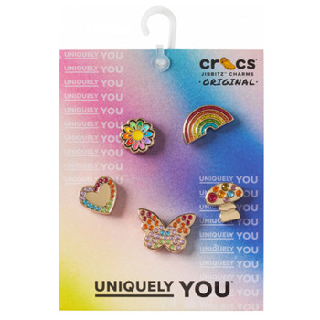 Crocs Rainbow Elvtd Festival 5 Pack Gold / Multicolour