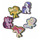 Accessorie Children Accessories Crocs Jibbitz My Little Pony 5 pack Multicolour