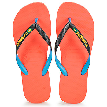 Shoes Men Flip flops Havaianas BRASIL MIX Orange