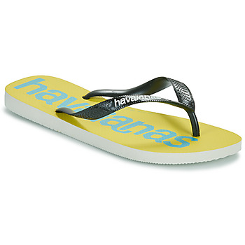 Shoes Men Flip flops Havaianas LOGOMANIA II Yellow / Black